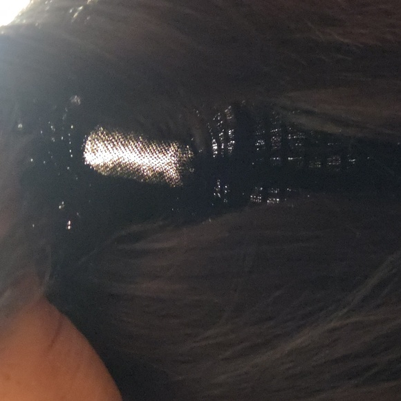 8in Sleek Black Human Hair Bob W/bang. - Picture 6 of 7